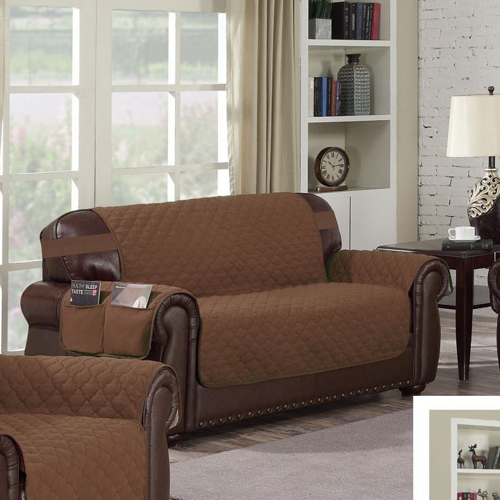 Red Barrel Studio® Box Cushion Sofa Slipcover & Reviews Wayfair